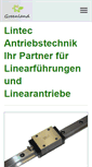 Mobile Screenshot of lintec-linear.de